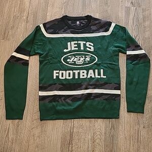 NFL New York Jets Glow in the Dark Ugly Sweater Size Medium